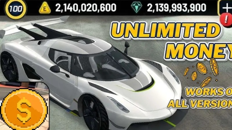 Unlimeted Money  Extreme cars Mod APK 